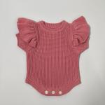 Instagram-style Baby Knitted Romper Autumnwinter Pure Cotton Warm Onesie