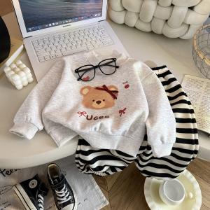 Sweatshirt And Sweatpants Two-piece Baby Set