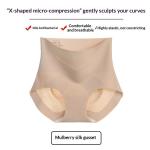 High-waisted Tummy-control Seamless Plus-size Shapewear Shorts