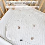 Baby Burp Cloth Shoulder Towel Gauze Pillow And Bib