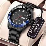 Luminous Mens Sports Mechanical Watch With Date Display And Water Resistance