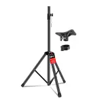 5 Core Speaker Stand Height Adjustable PA DJ Tripod Studio Monitor Stands W 35mm Compatible Insert - SS ECO 1PK BLK WoB