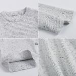 Baby Clothing Sweater Set Knitted Round Neck