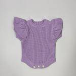 Instagram-style Baby Knitted Romper Autumnwinter Pure Cotton Warm Onesie