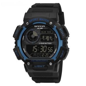 Multifunctional Water-resistant Luminous Single-display Digital Watch For Sports