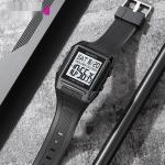 Lightweight Waterproof And Luminous Square Electronic Sports Watcha Classic And Stylish Choice