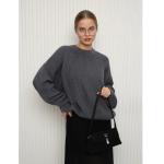 Laid-back Style Loose-fitting Pullover Knit Sweater