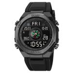 Electronic Watch Men's Compass Student Outdoor Sports Trend Luminous Alarm Clock