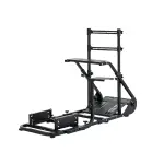 Enhanced And Stable Racing Wheel Cockpit, Compatible With Fanatec, PXN, Thrustmaster, And Logitech Adjustable Driving Simulators, Excluding Handbrake, Pedals, And Monitor -No Self Pick Up