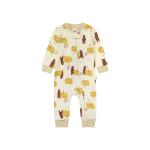 Zippered Cotton Baby Romper Outdoor Crawling Clothes