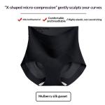 High-waisted Tummy-control Seamless Plus-size Shapewear Shorts