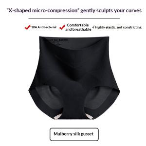 High-waisted Tummy-control Seamless Plus-size Shapewear Shorts