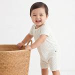 Mint Baby Romper With Zipper Summer Clothes For Boys And Girls
