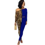 Sexy Leopard Print Off-the-shoulder Suit For Women