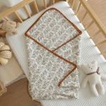 Baby Pure Cotton Three-layer Gauze Swaddle Blanket Bath Towel