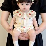Summer Cotton Breathable Baby Onesie