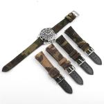 Creative And Versatile Camouflage Genuine Leather Watch Strap