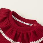 Sweet Ruffled Romper For Baby Girls