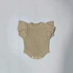 Instagram-style Baby Knitted Romper Autumnwinter Pure Cotton Warm Onesie