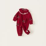 Sweet Ruffled Romper For Baby Girls
