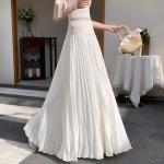 Elegant Chiffon Maxi Skirt With A Full Hemline
