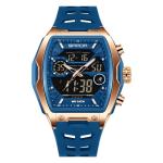 Barrel-shaped Waterproof Multifunctional Alarm Clock Student Sports Watch