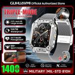 New Military 1400mAh Battery Smart Watch With LED Flashlight