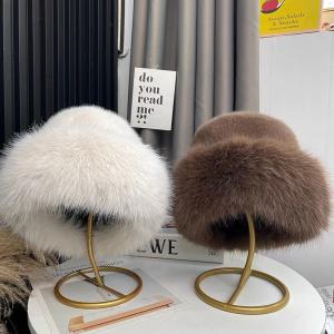 Creative Fox Fur Mongolian Cap Female