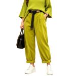 AutumnWinter Corduroy Plus-size Womens Casual Trousers
