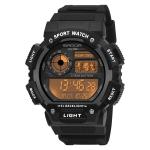 Multifunctional Water-resistant Luminous Single-display Digital Watch For Sports