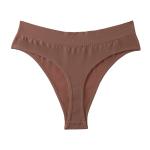Seamless Wide-waist Low-rise Traceless Solid-color Briefs