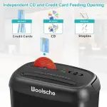 Paper Shredder, 14 Sheet Cross Cut, 6.6 Gallon Basket, P-4 Security Level, 3 Mode Design - Jam Proof Heavy Duty Shredder For Home And Office