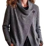 Women's Solid-Color Long-Sleeve Knit Top For Autumn And Winter
