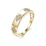 S925 Silver 2.3g Floral Cluster Moissanite Ring, D VVS1, GRA Certified US 5-9