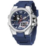 Mens Sports Outdoor Tactical Alloy Dual-Display Watch