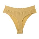 Seamless Wide-waist Low-rise Traceless Solid-color Briefs
