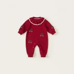Sweet Ruffled Romper For Baby Girls