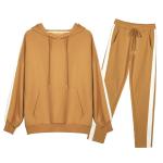 Loose Hooded Sweater College Style Two-piece Set