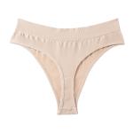 Seamless Wide-waist Low-rise Traceless Solid-color Briefs