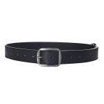 Matte Silver Metal Buckle Decorative Belt Unisex Korean Style Simple Versatile Jeans Leather Strap