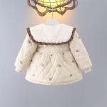 New Stylish Cotton-padded Coat For Baby Girls Childrens Quilted Winter Wear
