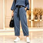 AutumnWinter Corduroy Plus-size Womens Casual Trousers