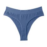 Seamless Wide-waist Low-rise Traceless Solid-color Briefs