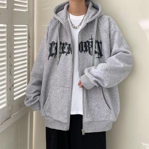Hooded Cardigan Sweater On Clothes Jacket