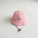 Baby Fisherman Hat With Small Spade Embroidery For Sun Protection