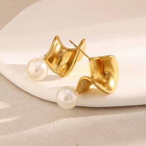 316L Stainless Steel Irregular Geometric Ear Studs