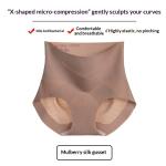 High-waisted Tummy-control Seamless Plus-size Shapewear Shorts
