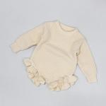 Children's Solid Color Class A Knitted Baby Onesie