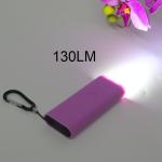 Personal Safety Alarm With 130LM LED Light For Self Defense Outdoor Emergency