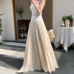 Elegant Chiffon Maxi Skirt With A Full Hemline